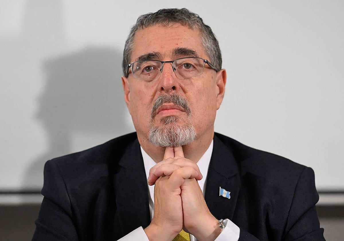 El presidente electo de Guatemala, Bernardo Arévalo
