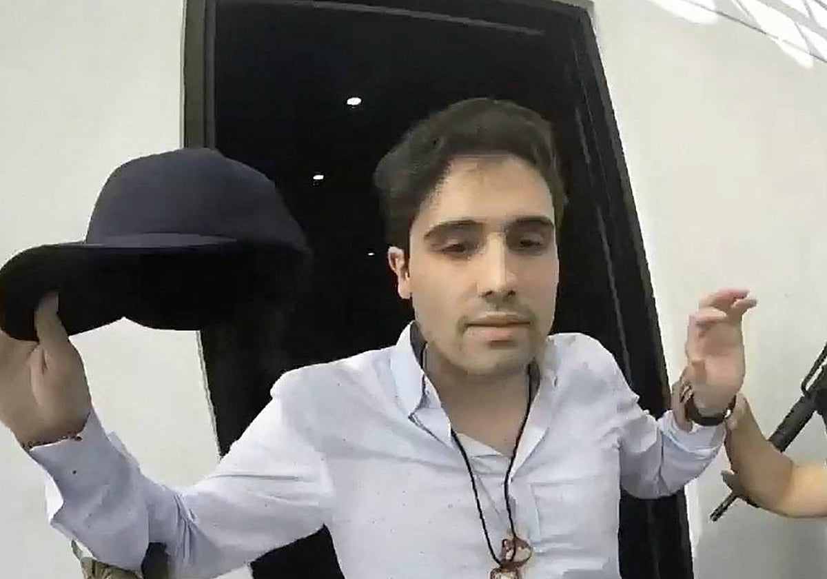 Momento de la detención de Ovidio Guzmán