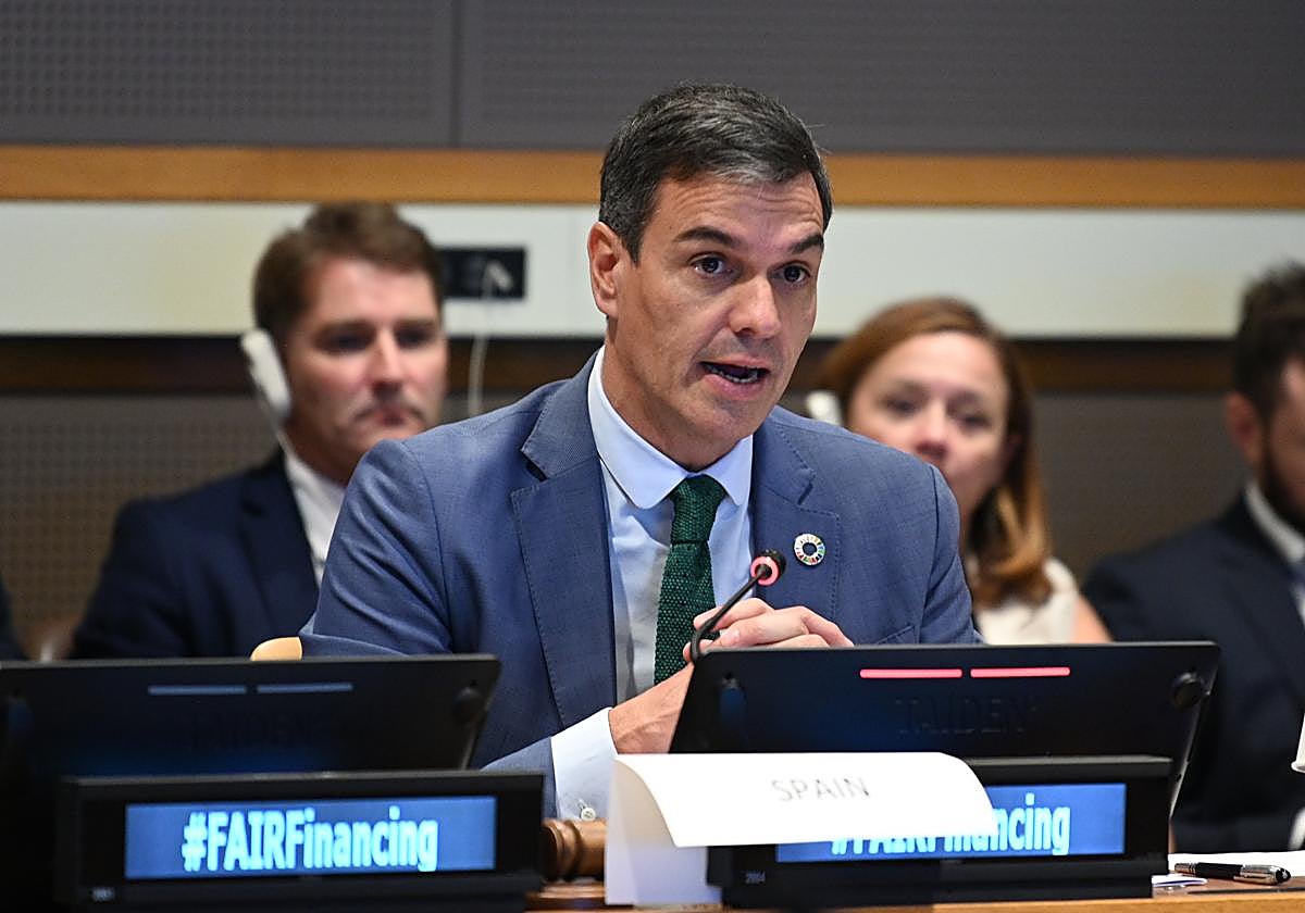 Pedro Sánchez en la Asamblea General de la ONU