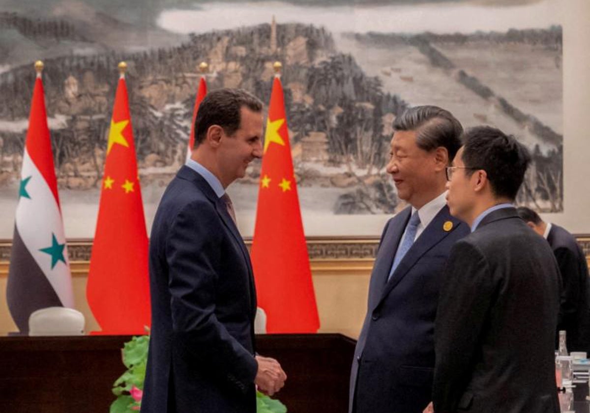 El presidente chino, Xi Jinping, se reúne con el presidente sirio, Bashar al-Assad, en la ciudad oriental de Hangzhou, China