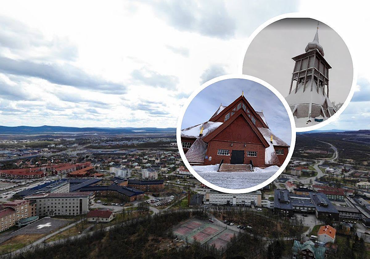Imágenes de Kiruna, la ciudad sueca que se mudará entera