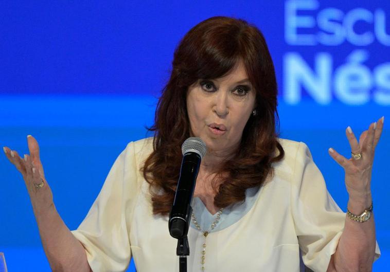 La vicepresidente y exmandataria argentina, Cristina Fernández de Kirchner
