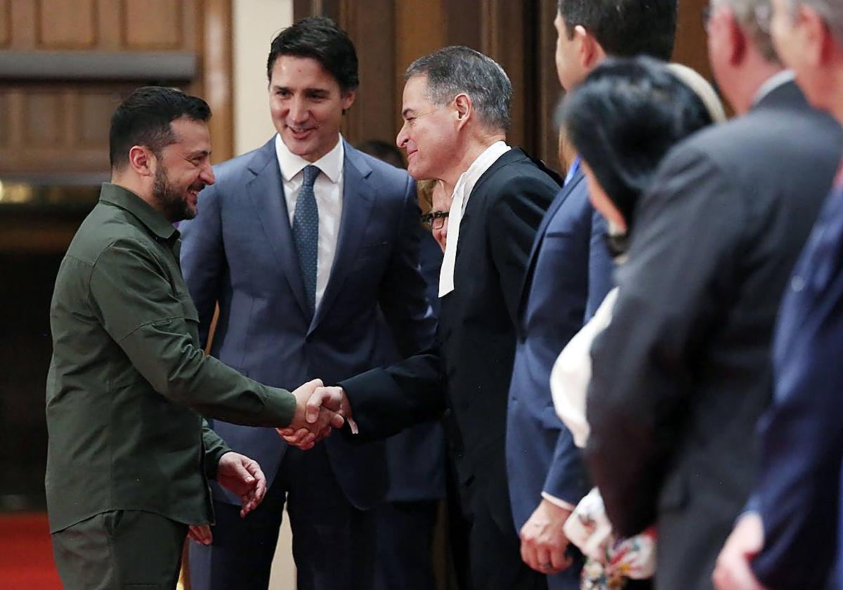 Trudeau, con Zelenski