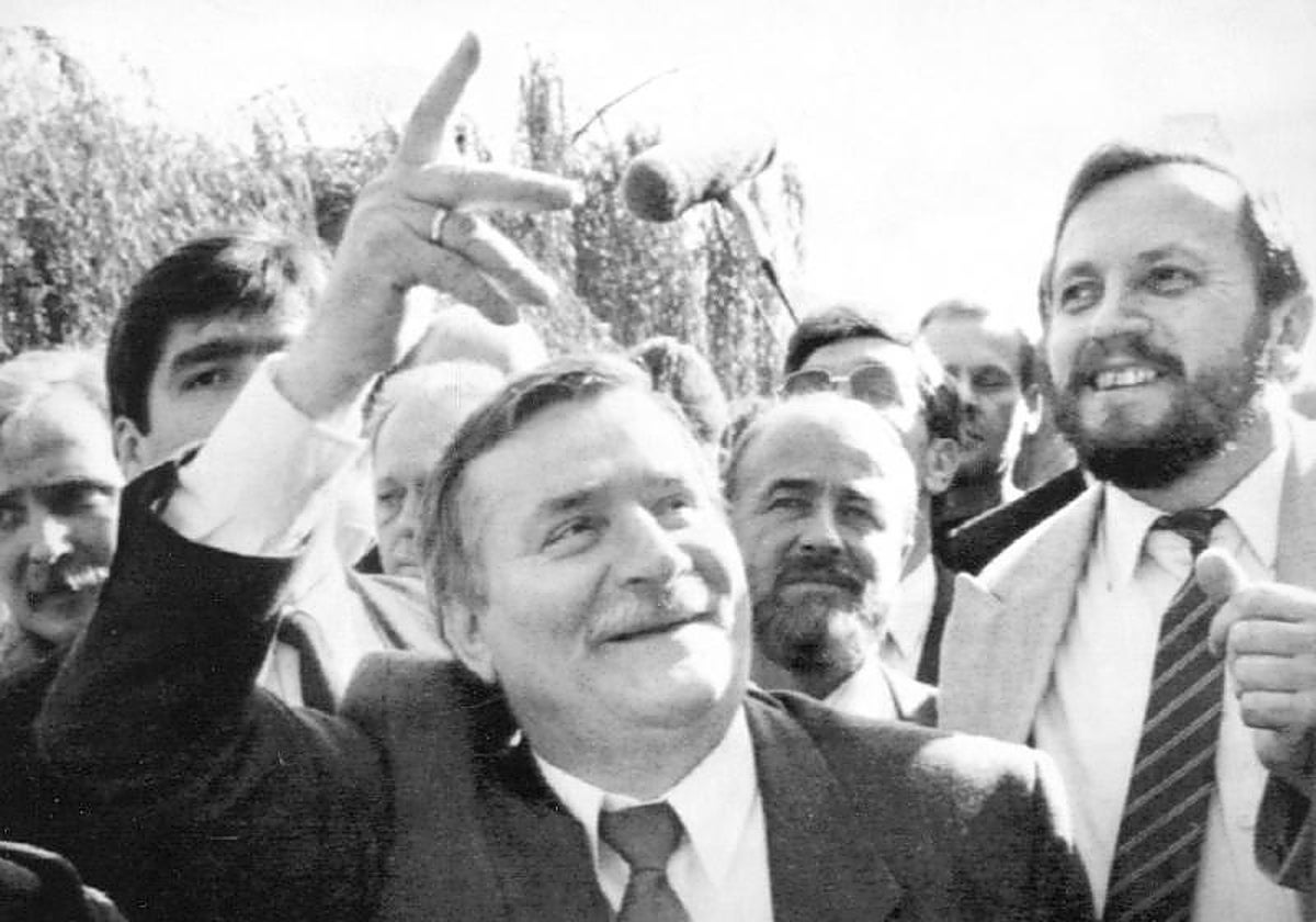Lech Walesa, en una foto de 1990