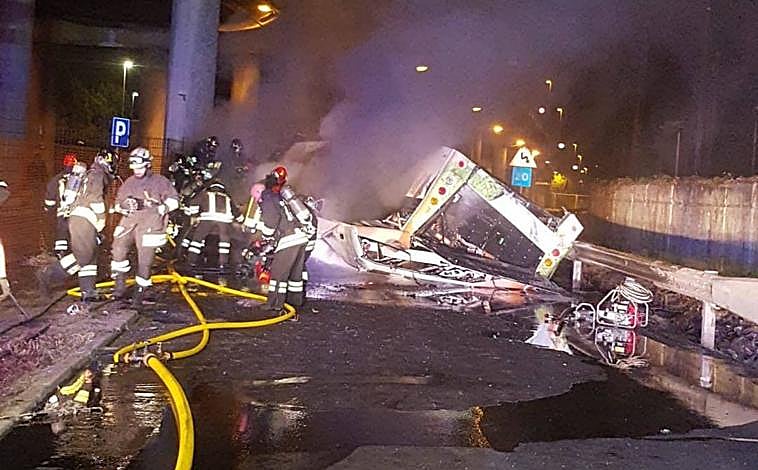 Al menos 21 muertos y decenas de heridos en un accidente de un autobús ...