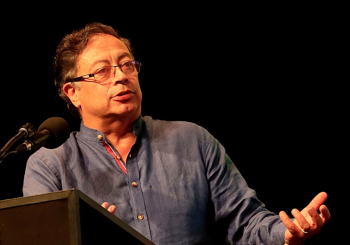 El presidente de Colombia, Gustavo Petro