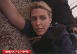 Una reportera de la CNN conecta en directo desde una zanja en medio de «un aluvión masivo de cohetes» en la frontera entre Gaza e Israel