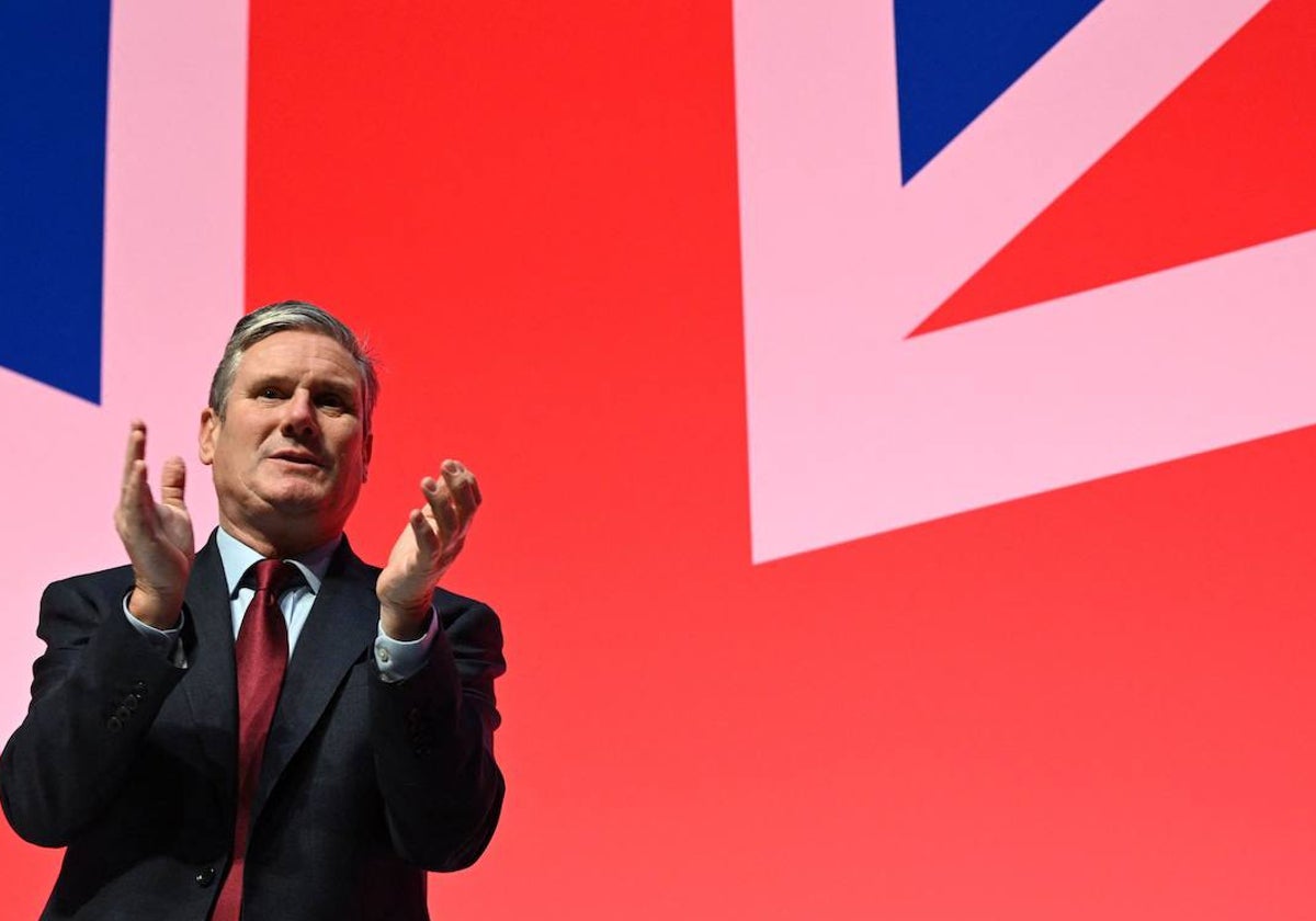 El líder del Partido Laborista, el principal opositor británico, Keir Starmer