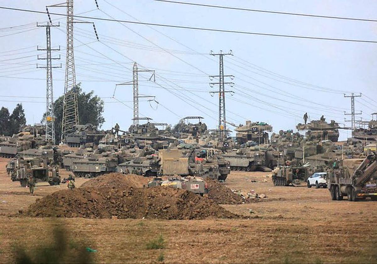 Israel copia el modelo de Rusia en Ucrania e instala jaulas anti-drones en sus tanques de la frontera con Gaza