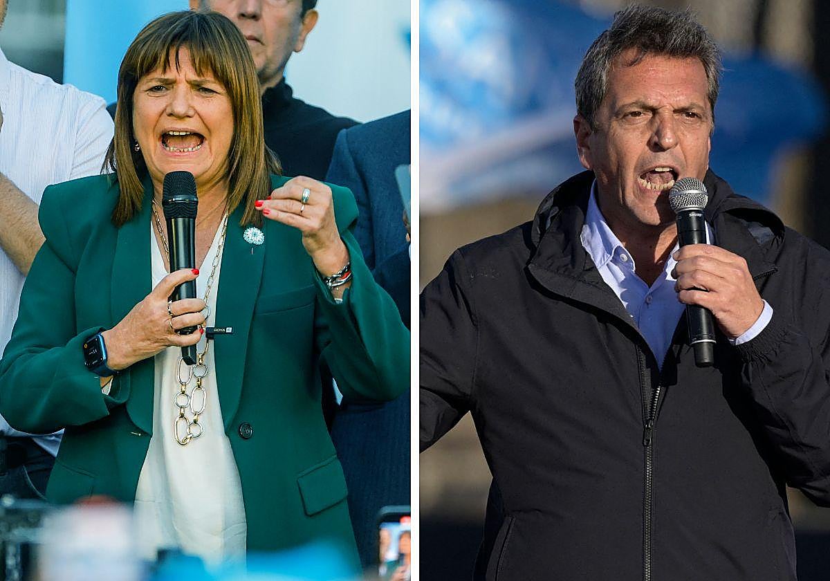 Bullrich y Massa cierran sus campañas electorales y alertan sobre el «peligro» de Milei