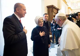Erdogan pide al Papa apoyo para llevar ayuda humanitaria a Gaza