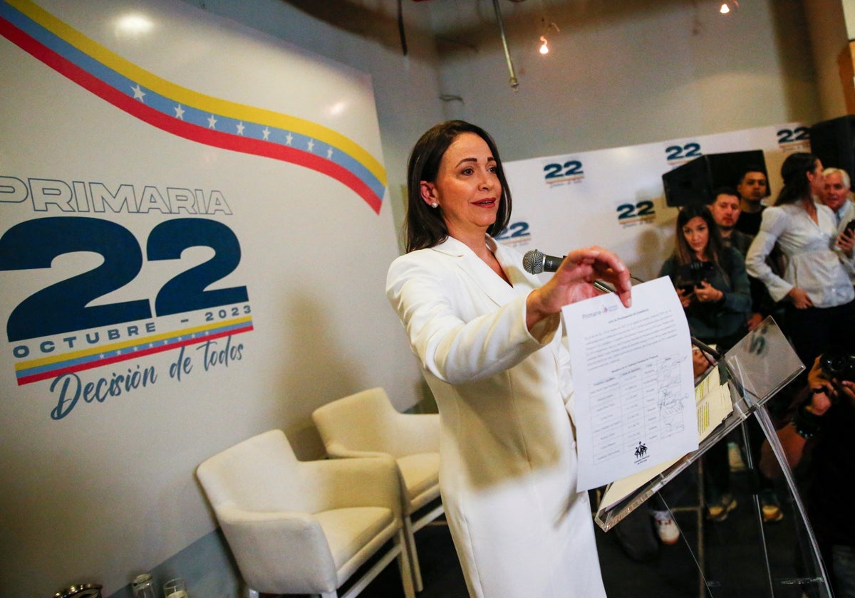 María Corina Machado Proclamada Candidata A La Presidencia De