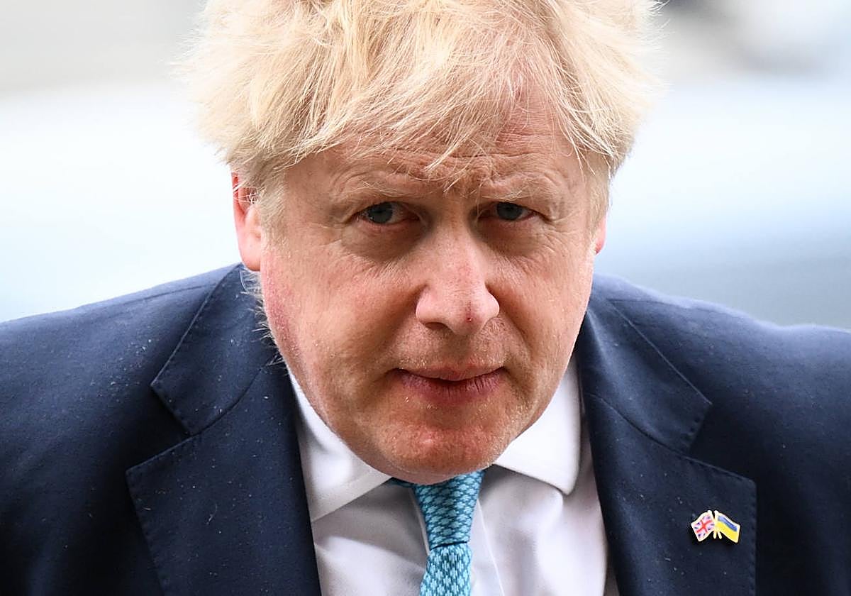 El ex primer ministro británico Boris Johnson.