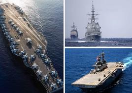 Aviones de combate, buques anfibio y cruceros lanzamisiles: el despligue de EE.UU. en Oriente Próximo ante una posible escalada