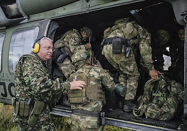 El Comandante General de las Fuerzas Militares de Colombia, Helder Bonilla