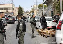 Heridos dos policías de Israel tras ser apuñalados cerca de la Ciudad Vieja de Jerusalén