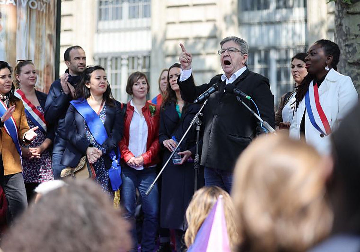 Jean-Luc Mélenchon, líder de La France Insoumise (LFI)