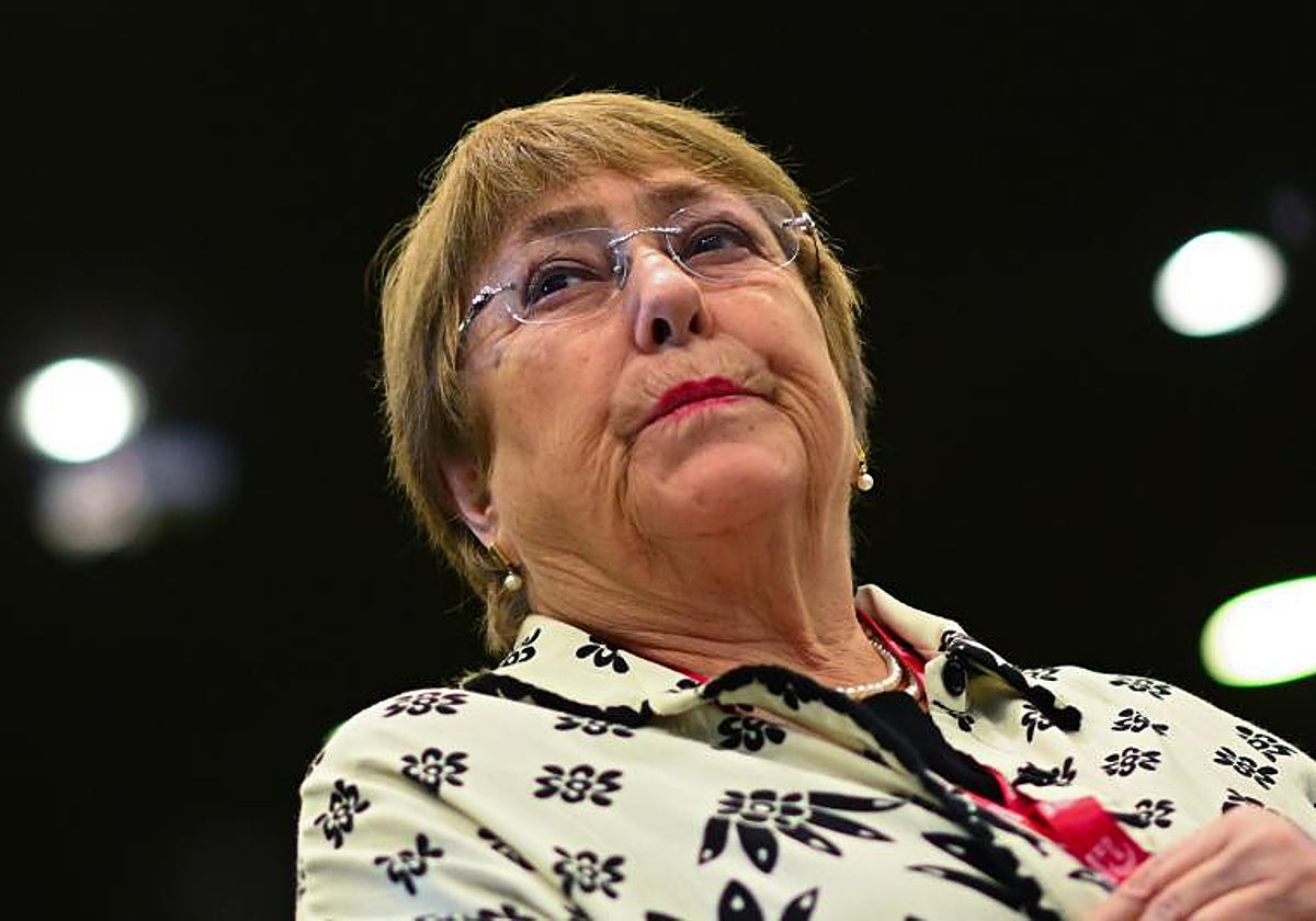 La expresidenta chilena Michelle Bachelet