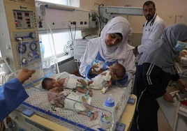 Evacuación milagrosa de 31 bebés recién nacidos del hospital Al Shifa