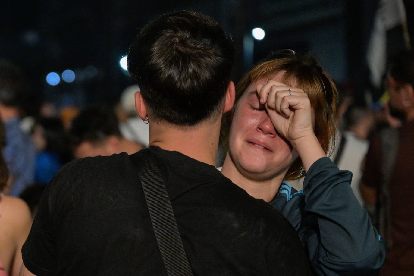 Tristeza entre los seguidores de Sergio Massa