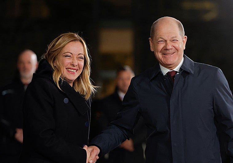 Reunión este miércoles de Meloni y Scholz
