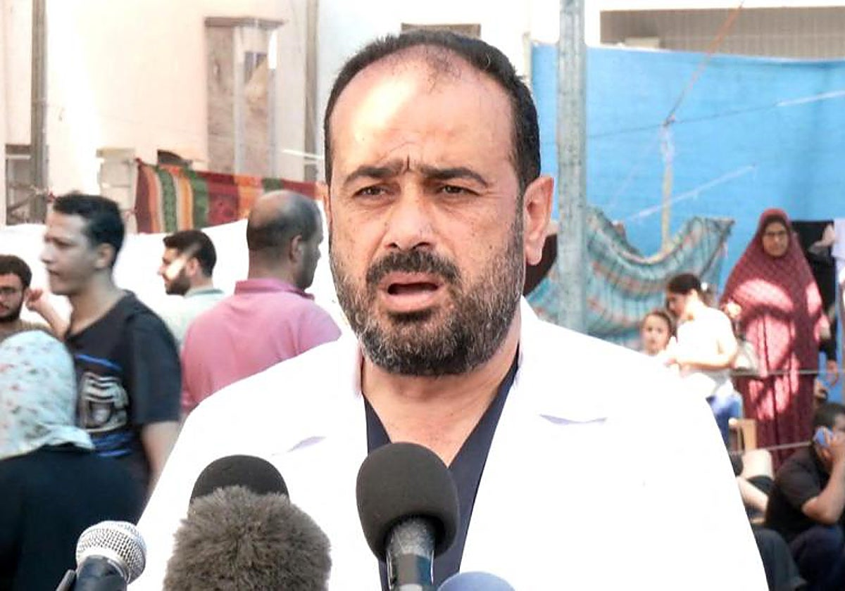 Mohammad Abu Salmiya, director del Hospital Al Shifa, el más grande de la Franja de Gaza