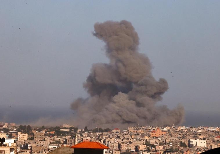 El humor aumentó tras un ataque israelí en Rafah, en Gaza, Francia
