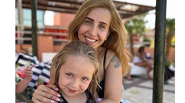 Daniel Aloni y su hija Emilia