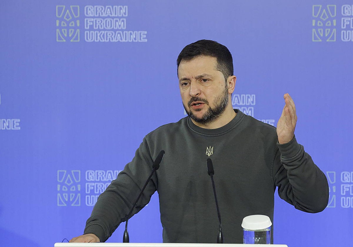 Volodimir Zelenski, presidente ucraniano