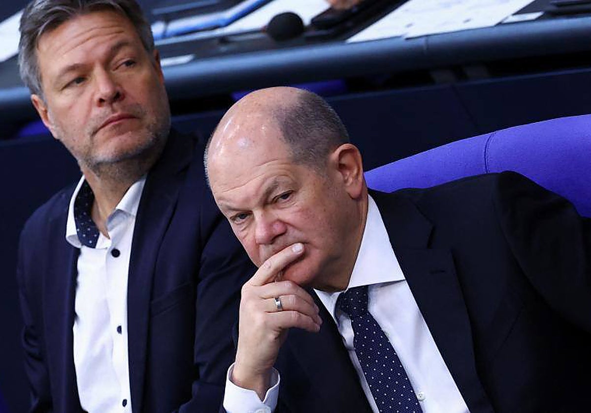 Scholz, la mañana del martes en el Bundestag