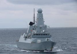 Reino Unido envía el 'HSM Diamond' a aguas del golfo Pérsico, uno de sus destructores más avanzados