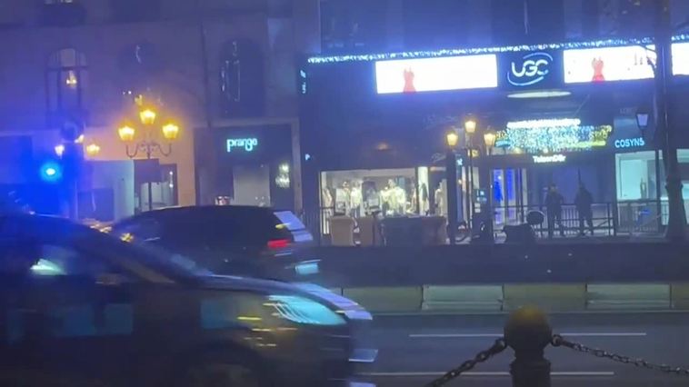 Cuatro personas resultan heridas durante un tiroteo en una céntrica zona comercial de Bruselas