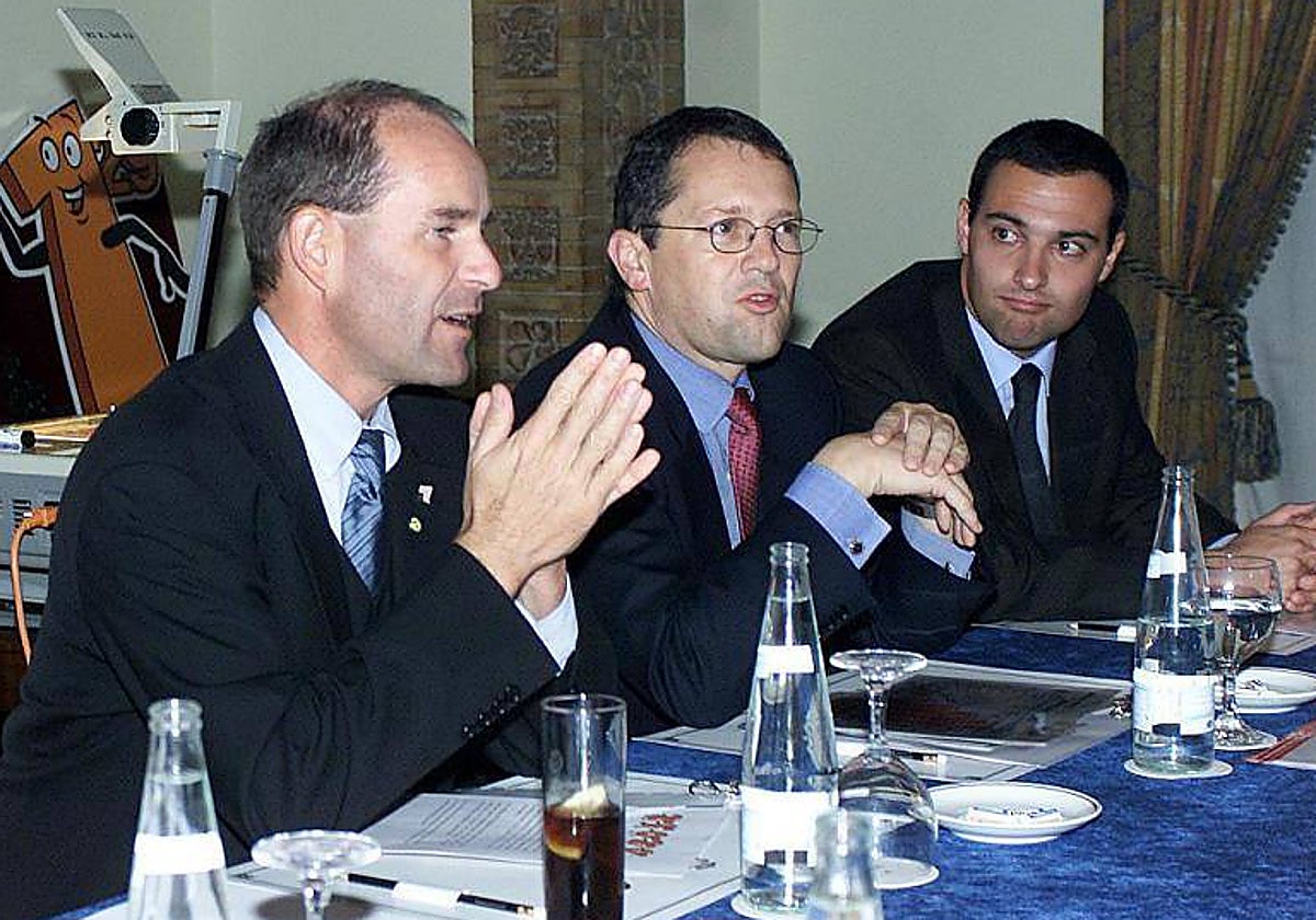 Karl-Erivan Haub (izq.) en una imagen de archivo