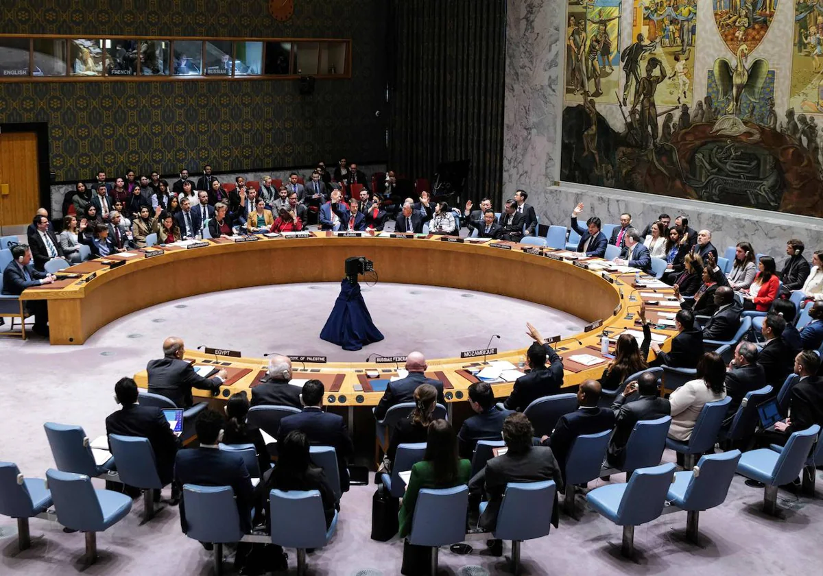 Der Sicherheitsrat der Vereinten Nationen zum Zeitpunkt der Abstimmung