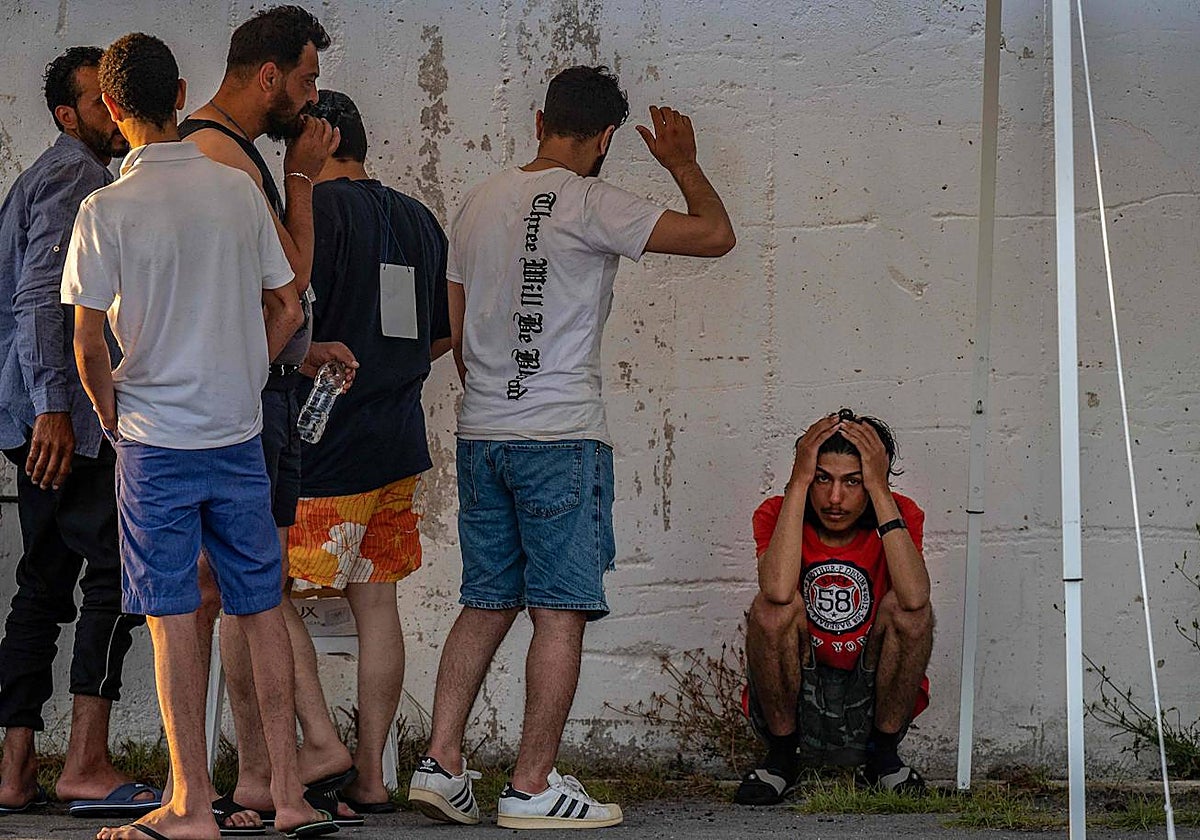 Supervivientes del naufragio del Adriana