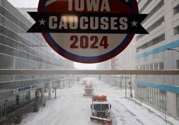 Trump, el 'rey' de Iowa: «Si estás en el cielo, estás con él. Si estás con el demonio, estás con Biden»