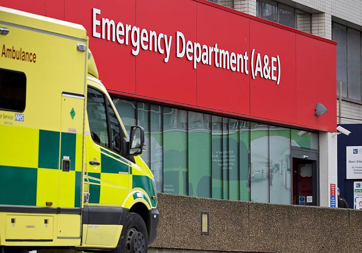 Una ambulancia británica