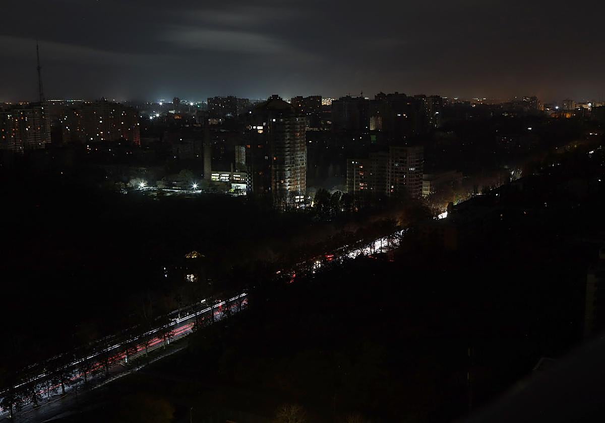 Imagen de archivo de ataques en Odesa.