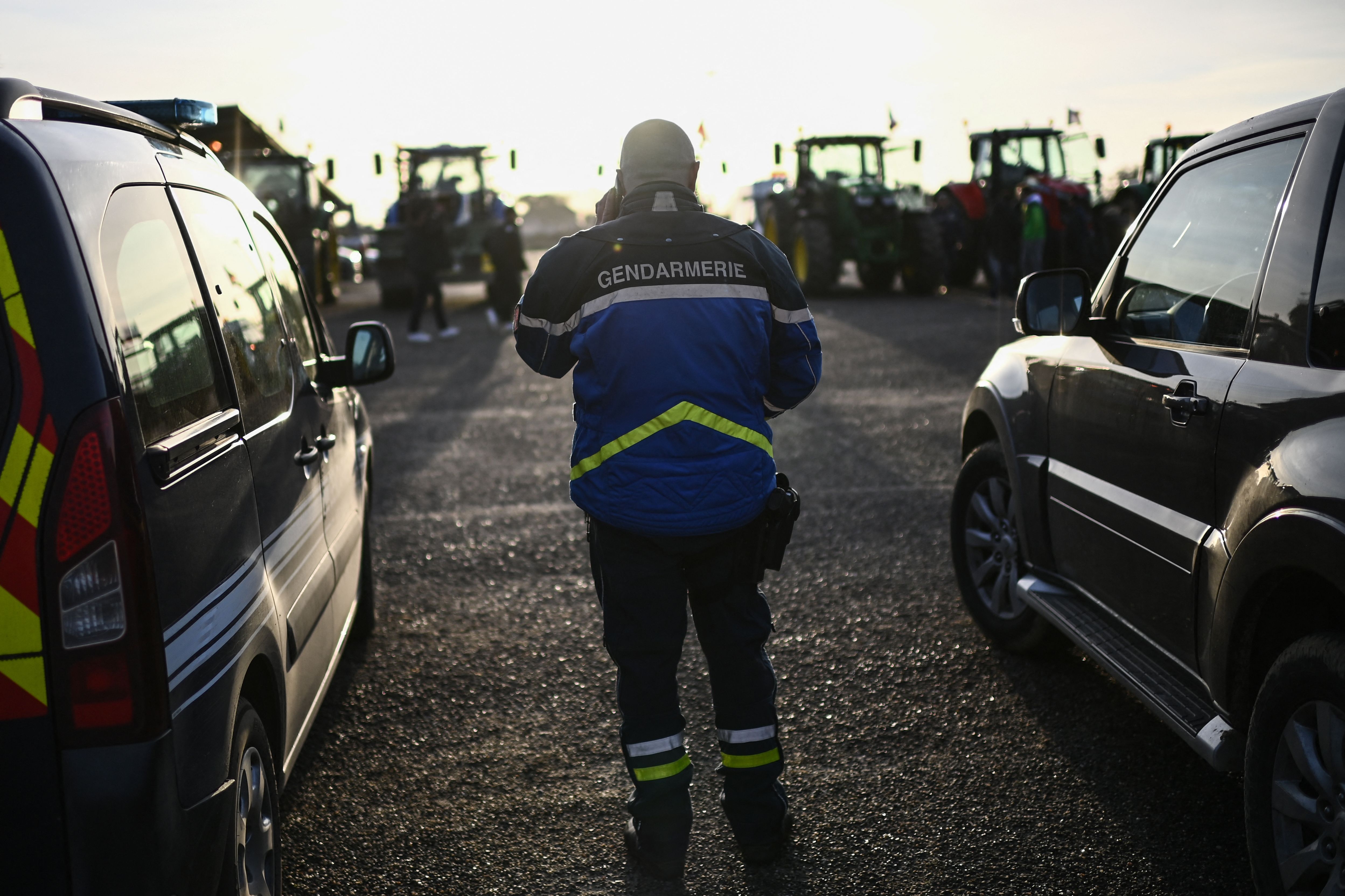 La protesta de los agricultores franceses en París, en imágenes