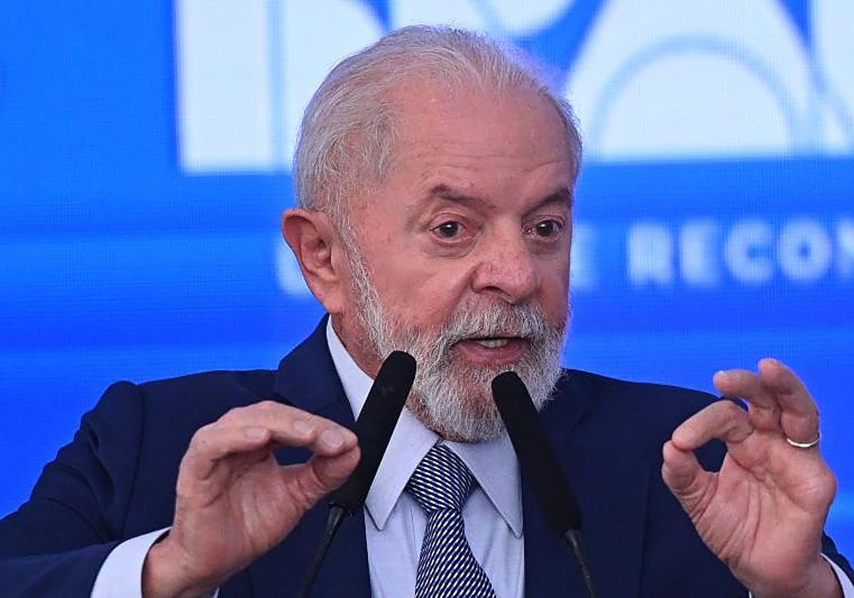 El presidente de Brasil, Luiz Inácio Lula da Silva