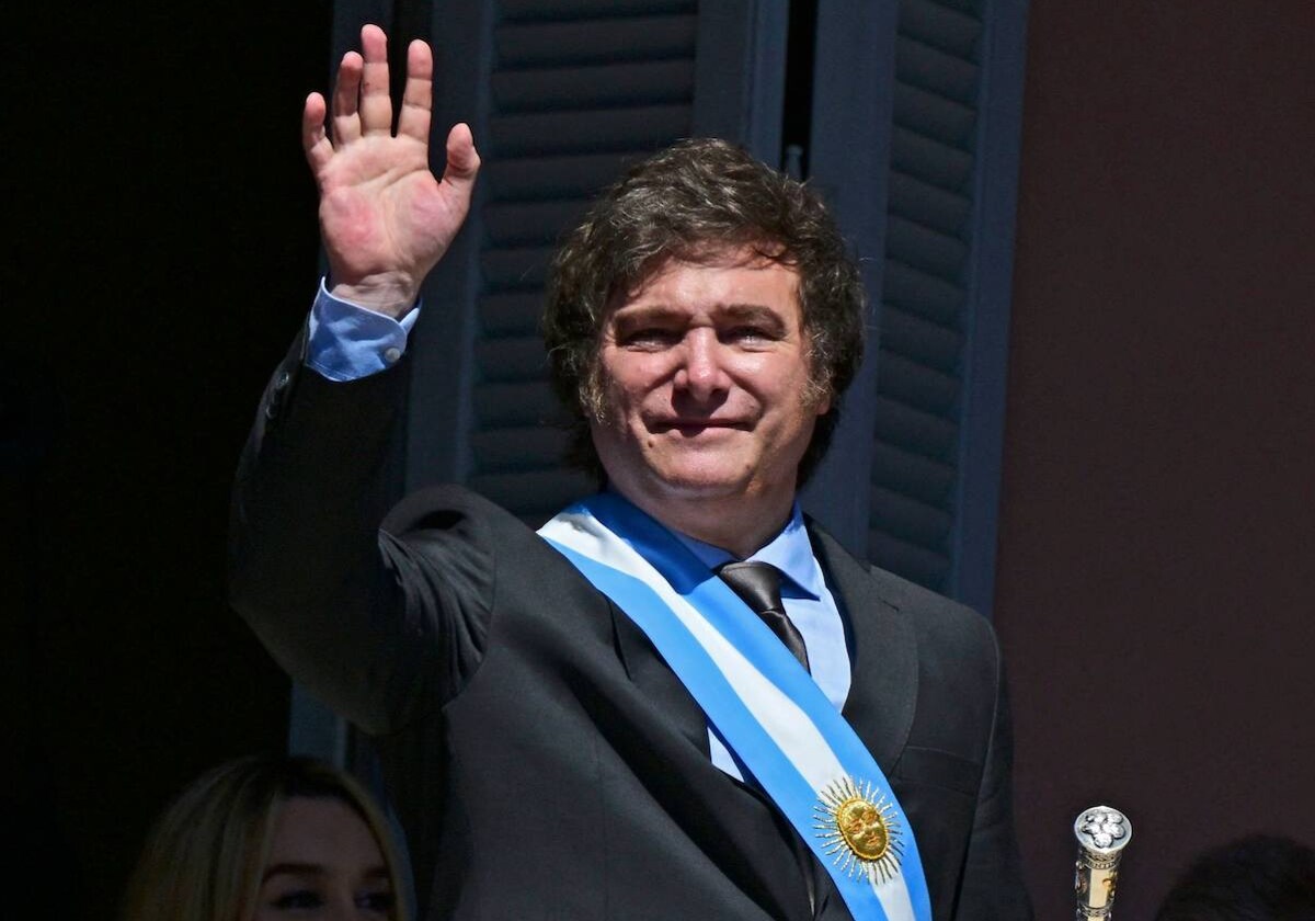 El presidente de Argentina, Javier Milei