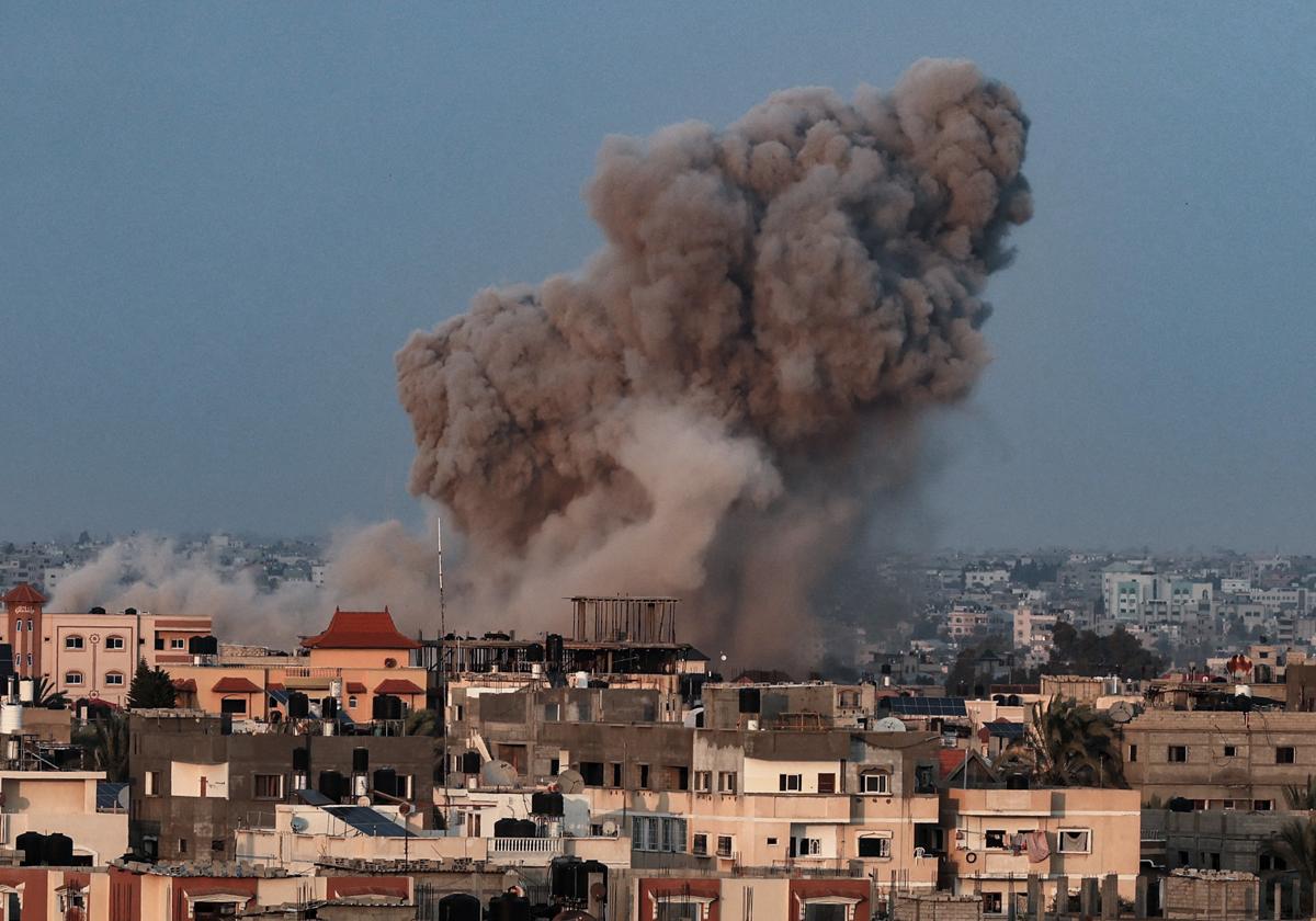 Bombardeo israelí sobre Rafah