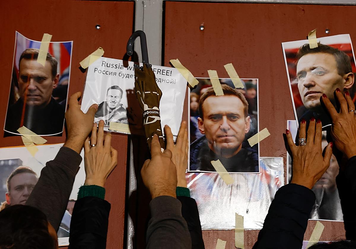 Protestas tras la muerte del opositor ruso Alexéi Navalni.