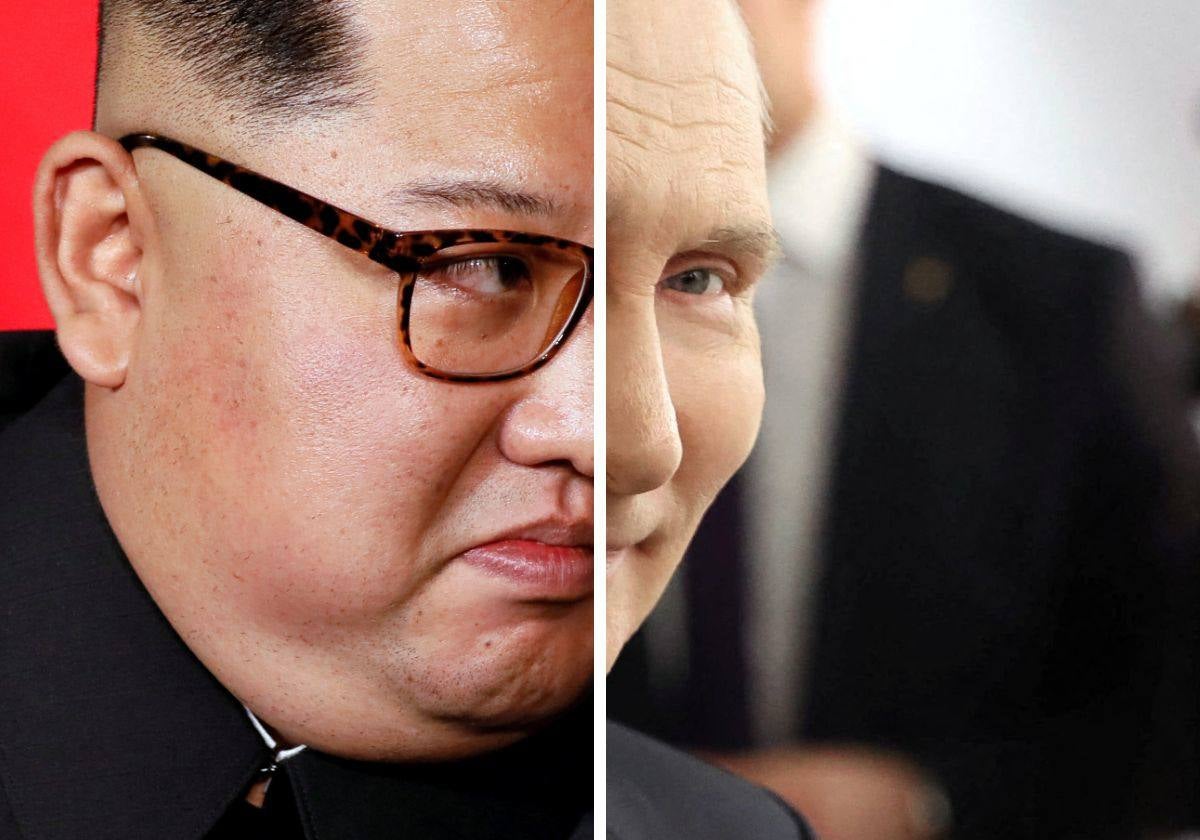 Kim Jong-un y Putin