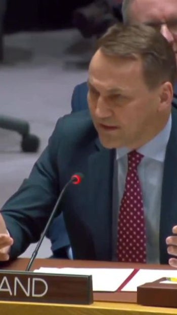 El ministro de Exteriores de Polonia, Radek Sikorski