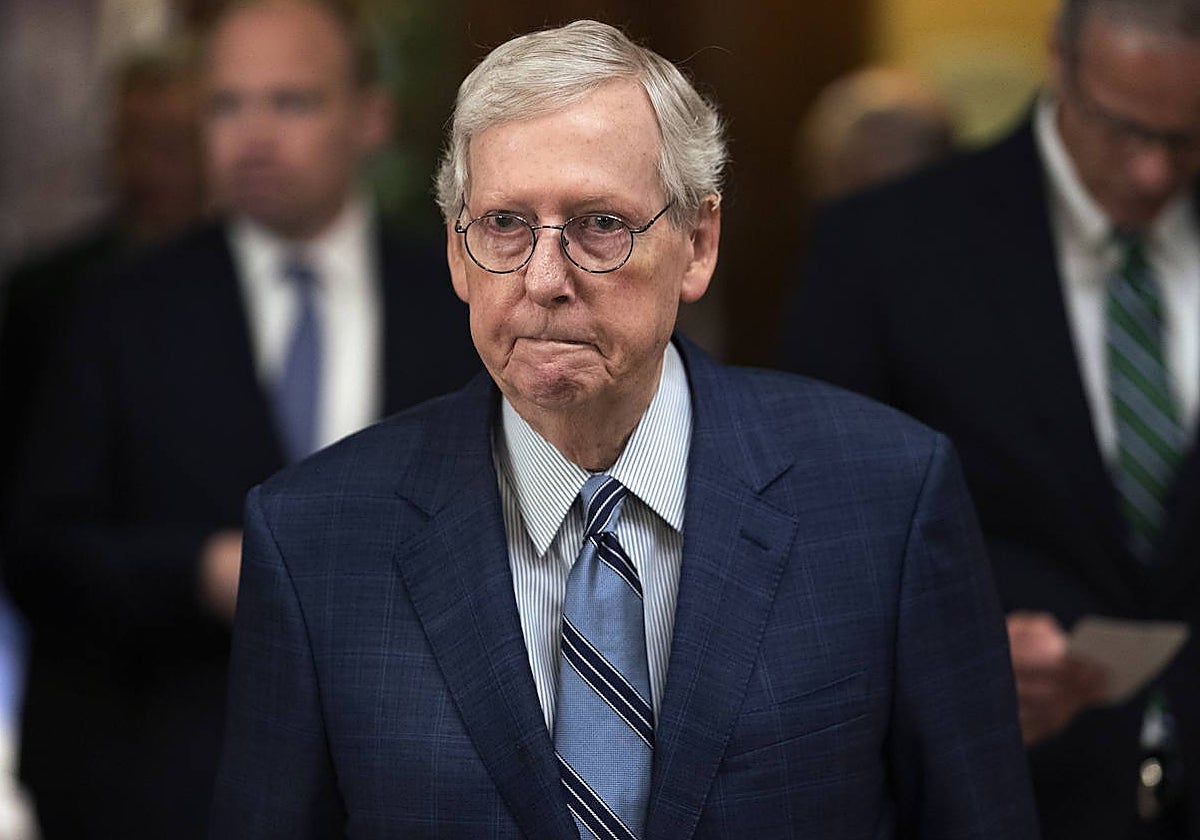 El senador republicano Mitch McConnell ha anunciado hoy que abandonará el cargo