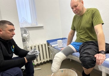 El Ejército ucraniano sufre las mutilaciones de las minas y la artillería de Rusia