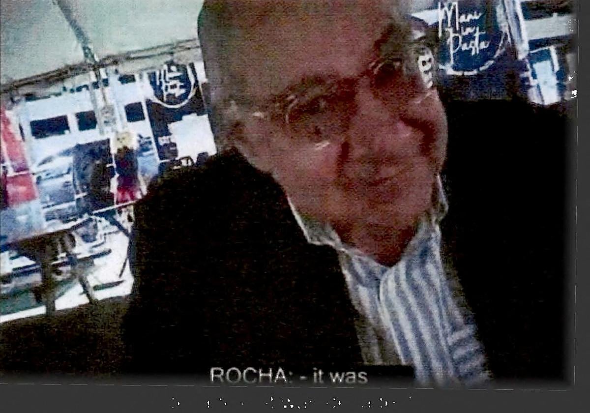 Manuel Rocha, en una imagen tomada de la investigación
