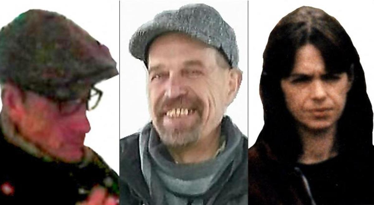 Burkhard Garweg, Ernst-Volker Staub y Daniela Klette, tres ex miembros de la Fracción del Ejército Rojo