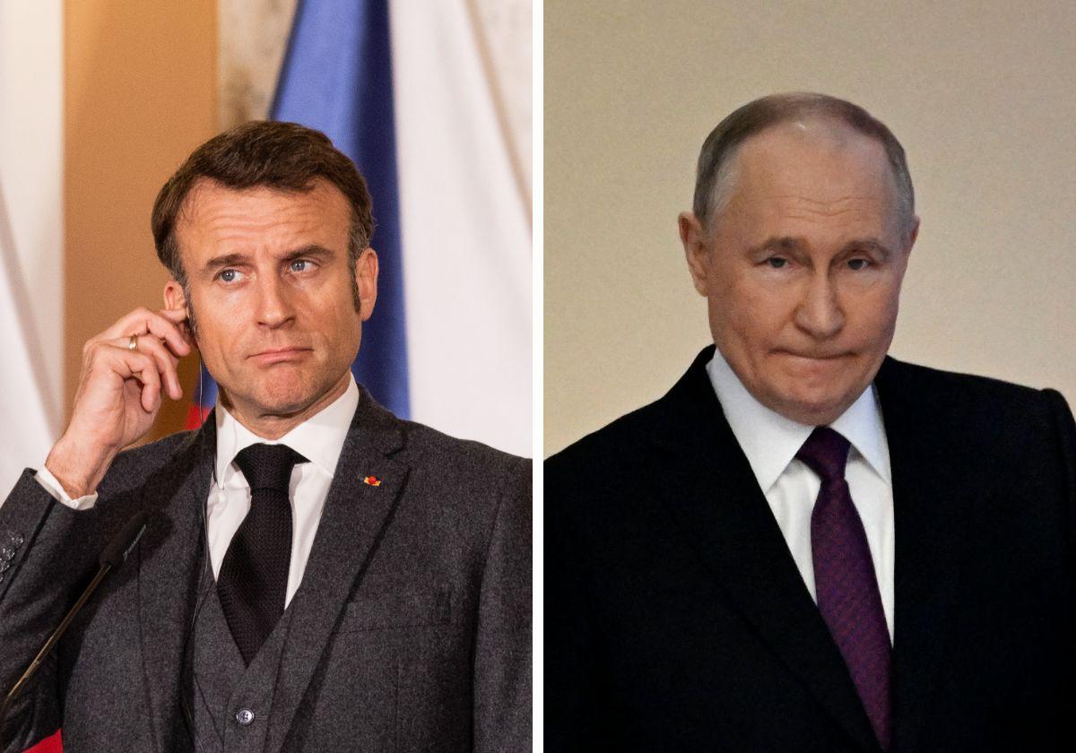 Macron y Putin